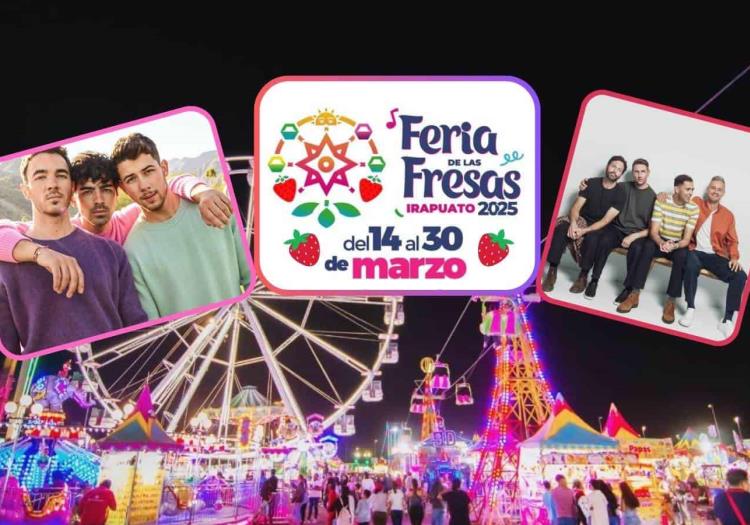 Jonas Brothers y Keane encabezan la Feria de las Fresas Irapuato 2025